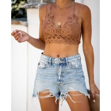Crush On You Lace Bralette - Ginger